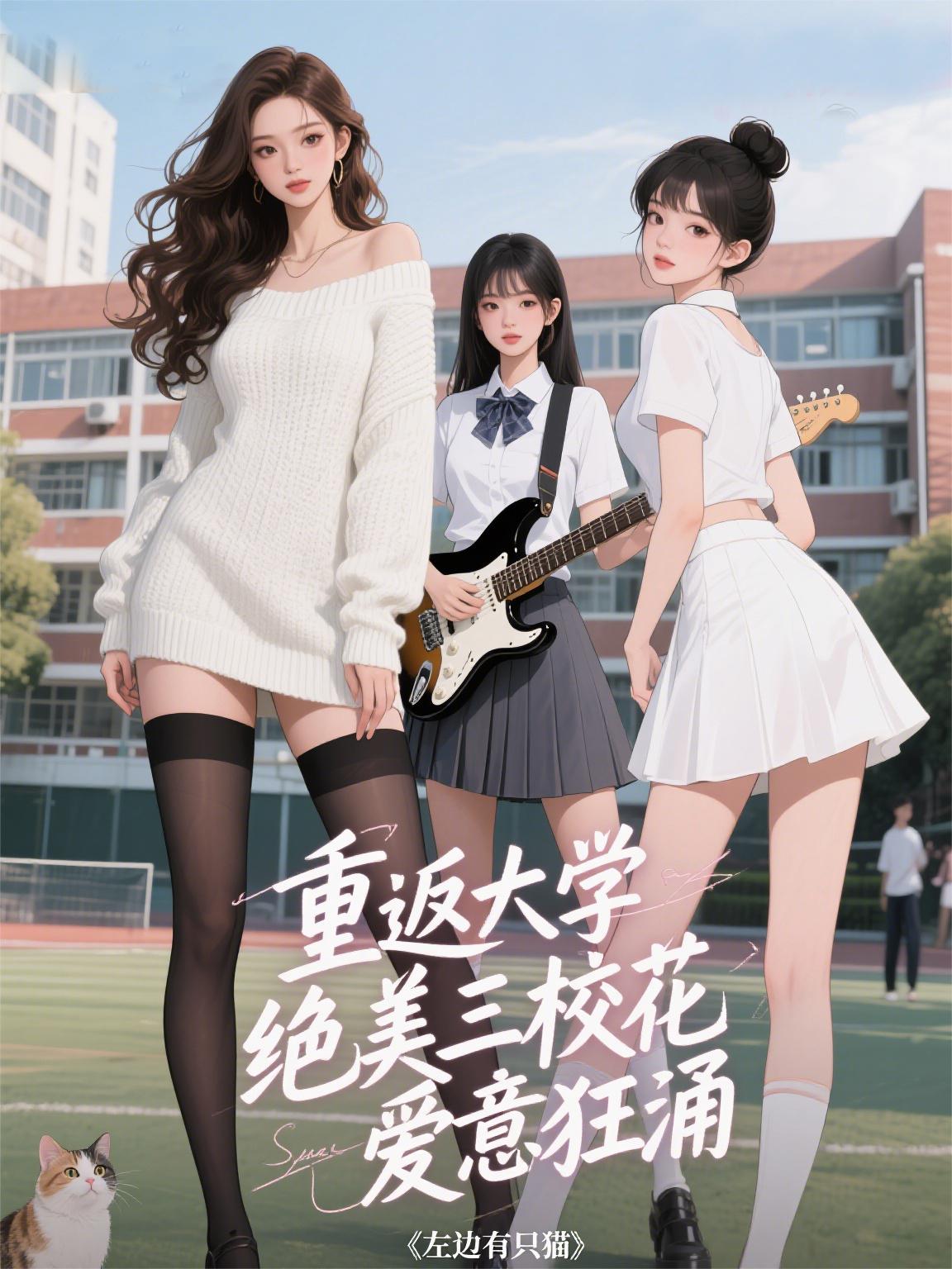 重返大学，绝美三校花爱意狂涌！